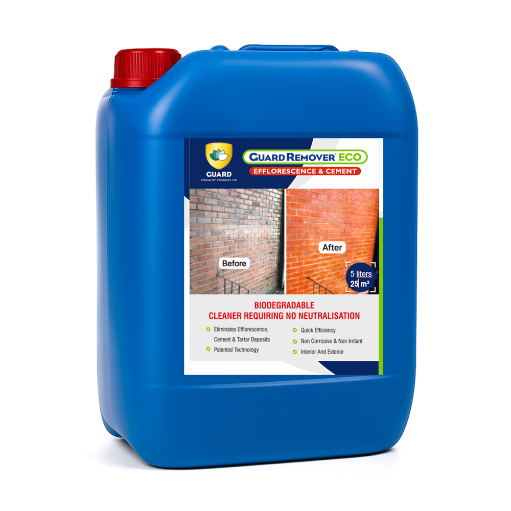 Guard Remover Grout Haze Cement Film Cleaner - Laitance  Remover Stone Tile Safe - 3 Minutes Action - Application: Industrial