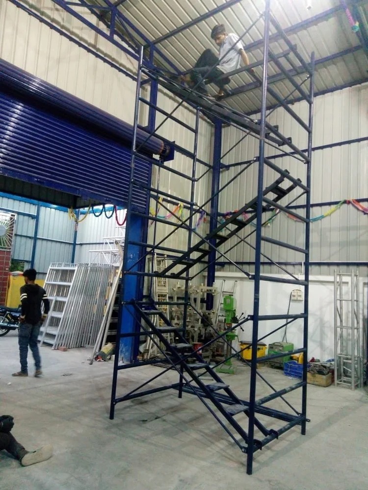 Aluminium Stairway Mobile Tower Scaffolding Ladder - Feature: Durable