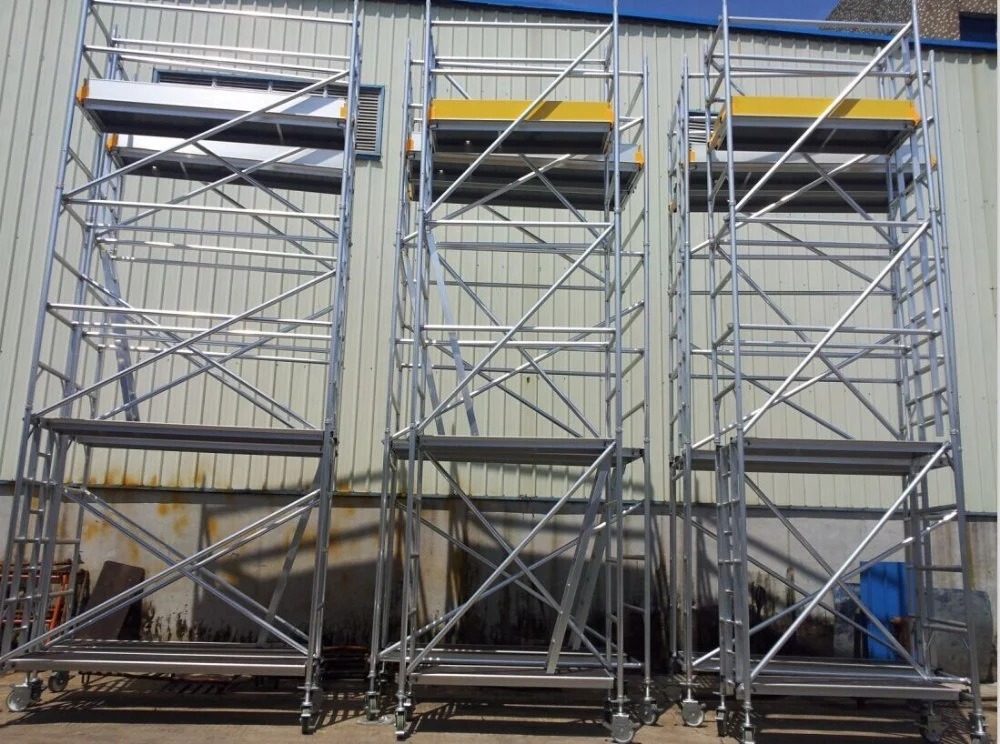 Aluminum Scaffolding Ladder - Feature: Rust Proof