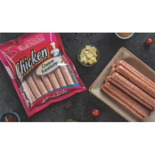 Chicken Cheese Frankfurter - Packaging: Vacuum Pack