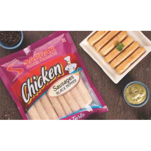 Chicken Sausages Black Pepper - Packaging: Vacuum Pack