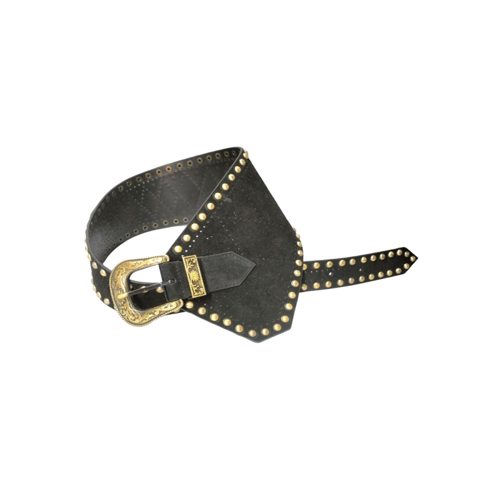 Women Punk Female Belt - Belt Material: Leather