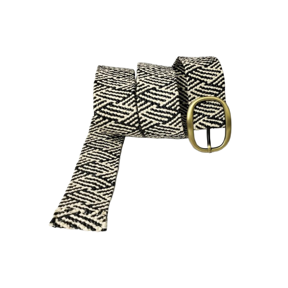 Women Braided Casual Belt - Buckle Material: Steel