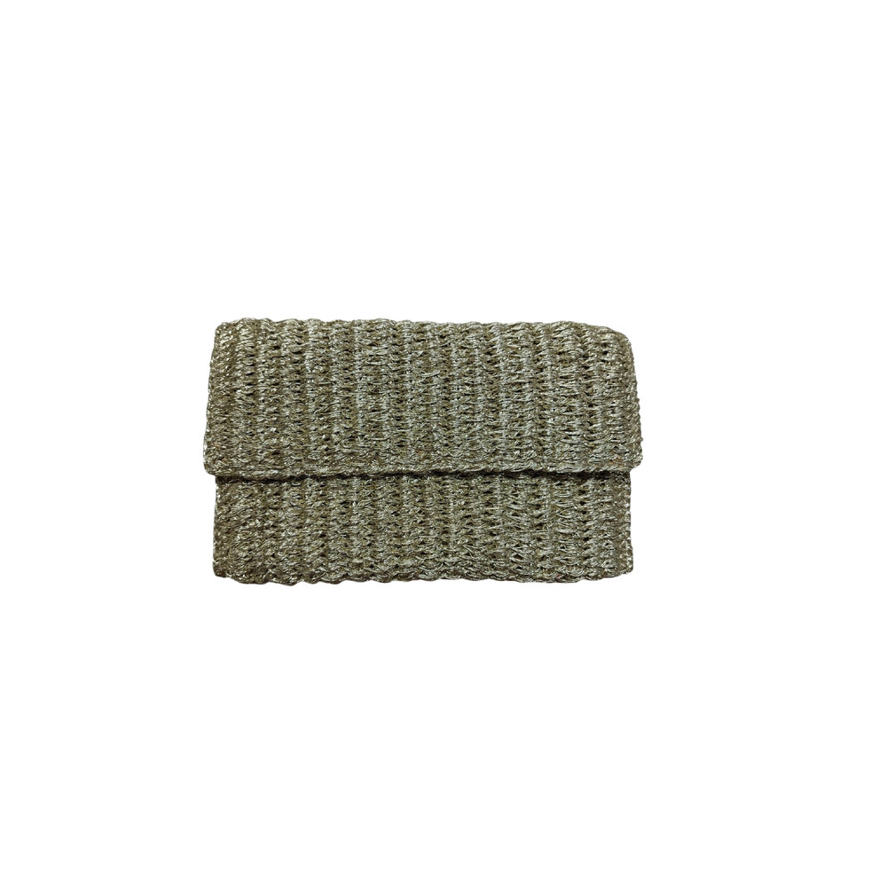 Handmade Clutch Bag - Color: Gray