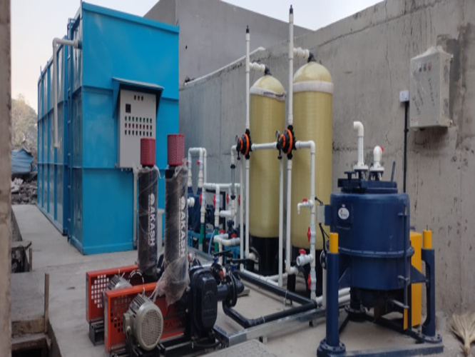 Mbbr Based Sewage Treatment Plant Application: Industrial 3Kld To 500Kld - Capacity: 100 Kiloliter/Day