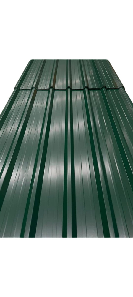 Colour Coated Roofing Sheets - Color: Green