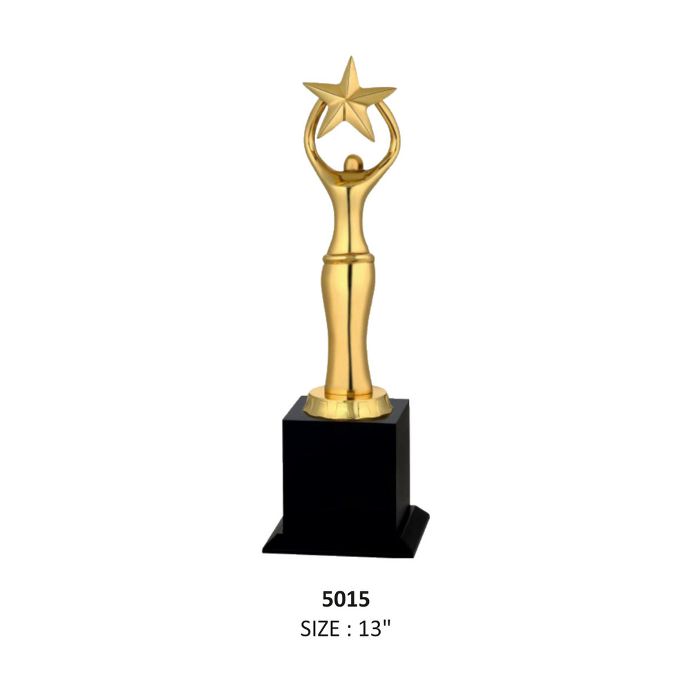 Metal Star Lady Trophy - Finishing: Glossy