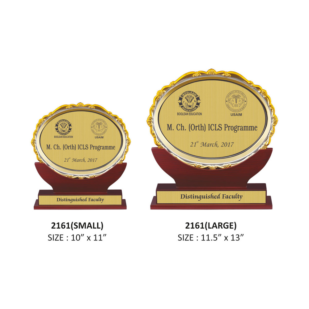 Premium Plate Mementos - Finishing: Smooth