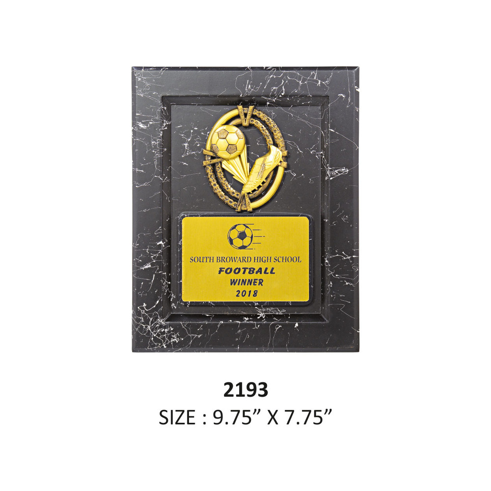 Wooden Memento For Football - Color: Black