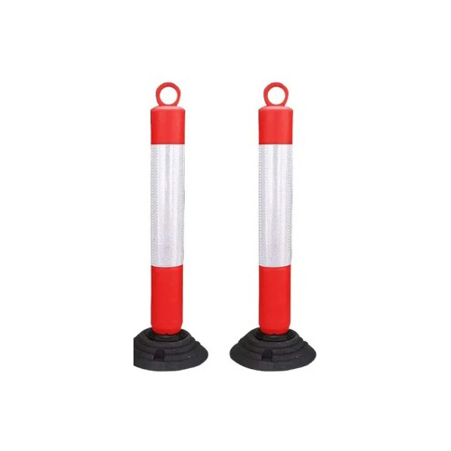 Warning Bollards - Color: White