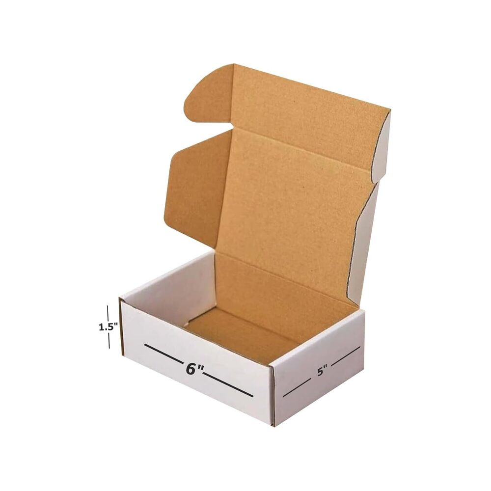 3 Ply White Flap Corrugated Packaging Box - Material: Paper