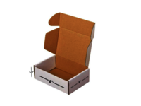 3 Ply White Flap Corrugated Packaging Box - Material: Paper