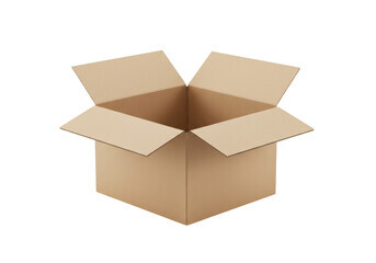 Corrugated Box - Color: Brown