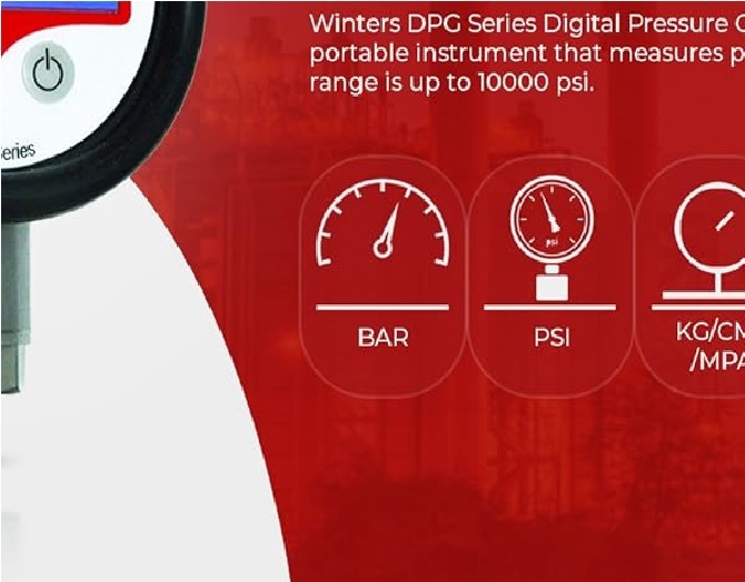 Winters Canada Digital Pressure Gauge Specifications