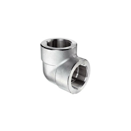 Astm A182 Duplex Steel S31803 S32205 Threaded 90 Deg Elbow - Coating Type: Powder Coating