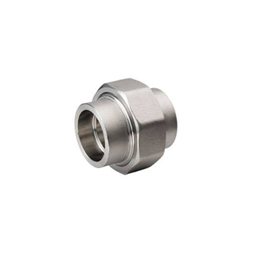 Astm A182 Ss 304 Socketweld Union - Color: Silver