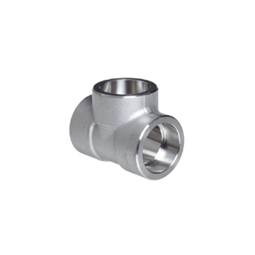Astm B564 Nickel Alloy 200 Socketweld Tee - Color: Silver
