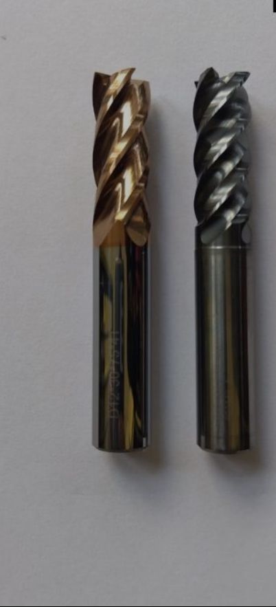 Carbide Drill End Mill - Color: Silver