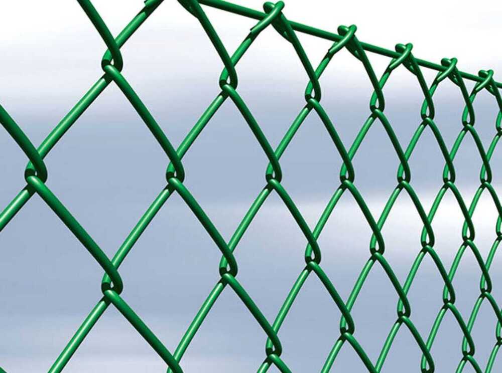 Galvanized Iron Chainlink Mesh - Application: Industrial Sites