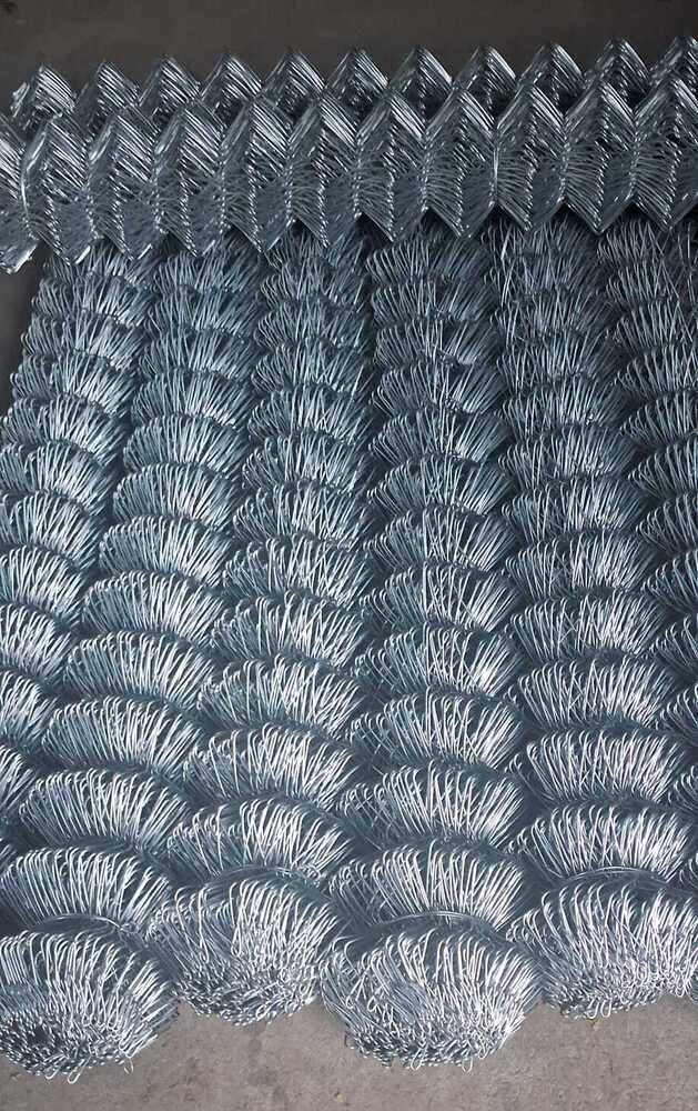 Galvanized Iron Chainlink Mesh - Application: Industrial Sites