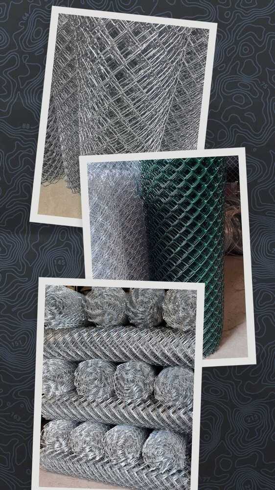 Galvanized Iron Chainlink Mesh - Application: Industrial Sites