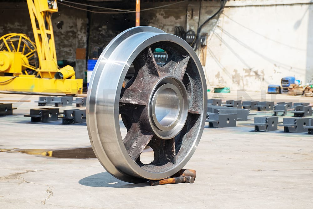 Eot Crane Running Wheel - Color: Silver