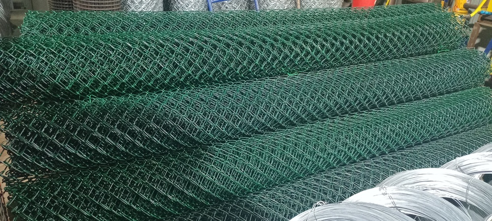 PVC Coated Chain Link Mesh Fence