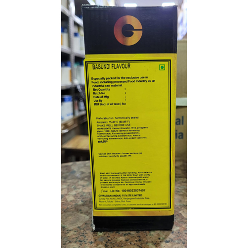 Givaudan Basundi Flavour - Application: Food Industries