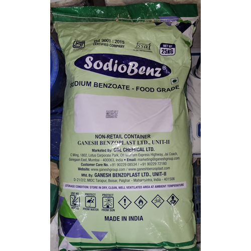 Sodium Benzoate Sodium Food Grade - Physical Form: Powder