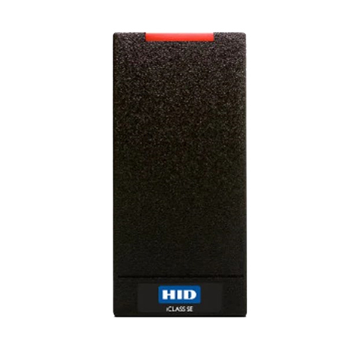 HID Iclass SE R10 Access Card Reader, Black