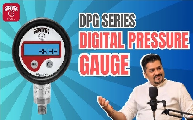 Winters Instruments Canada Digital Pressure Gauge MODEL DPG208 RANGE 30 Inch/0/200 PSI
