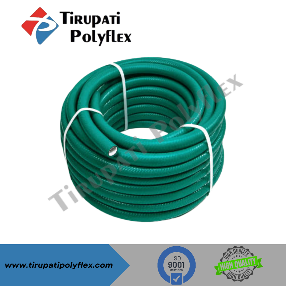 Tirupati 1 Inch Pvc Braided Pipe, 30 M - Color: Transparent