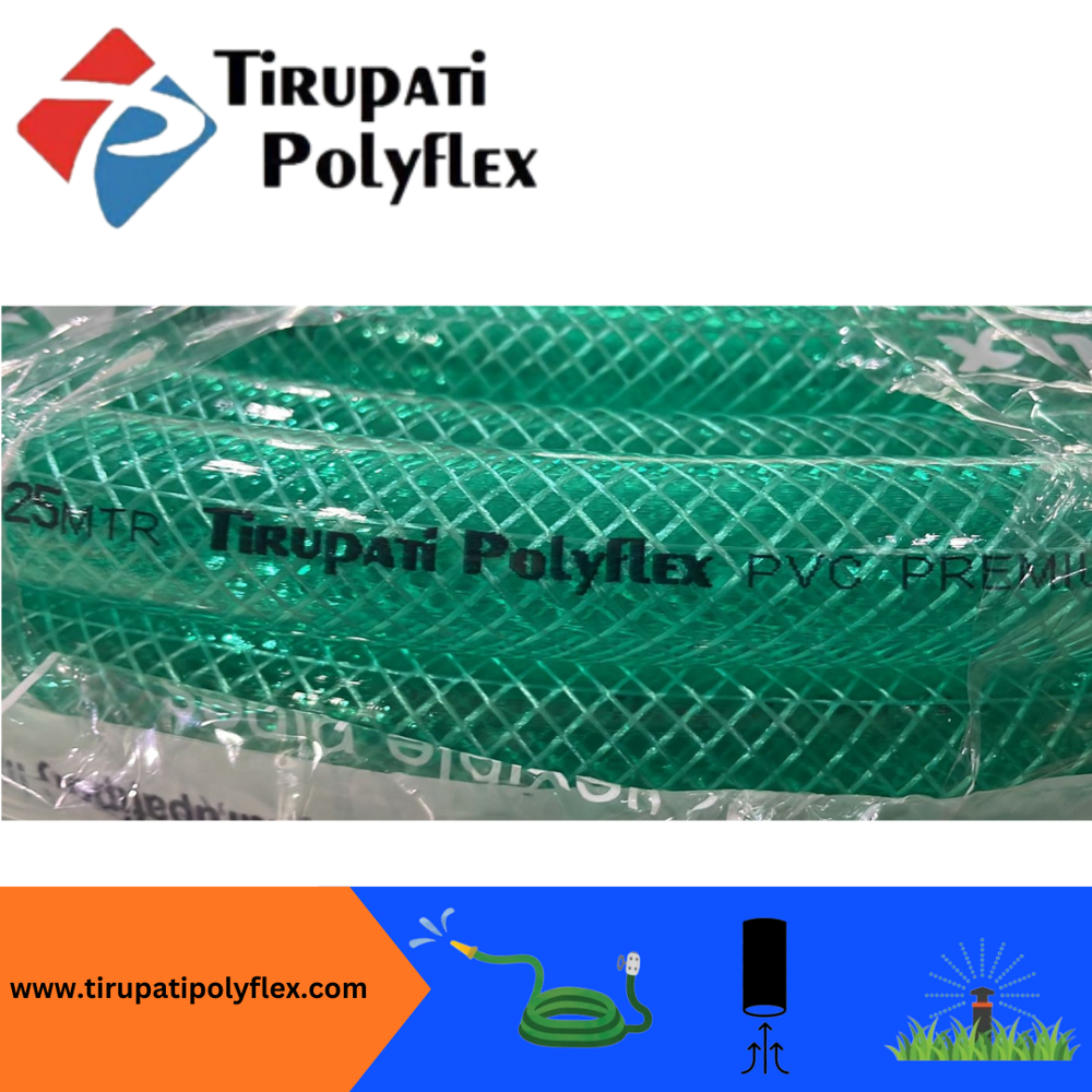 Tirupati 1 Inch Pvc Braided Pipe, 30 M - Color: Transparent