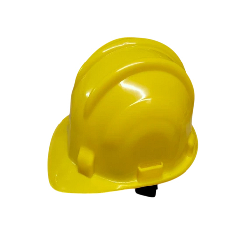 Yellow PVC Safety Helmet