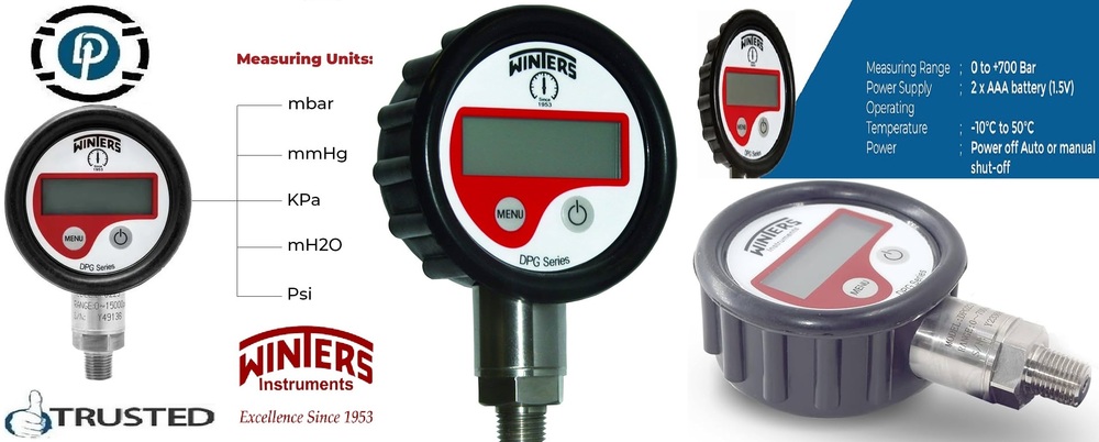 Winters Canada Digital Pressure Gauge DPG208 Dealers in Bangalore