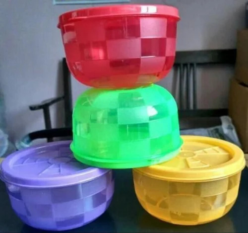 Plastic Food Container - Color: Multicolor