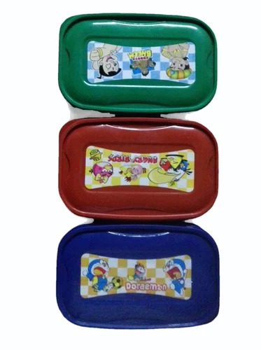 200Ml Plastic Lunch Boxes - Color: Multicolor