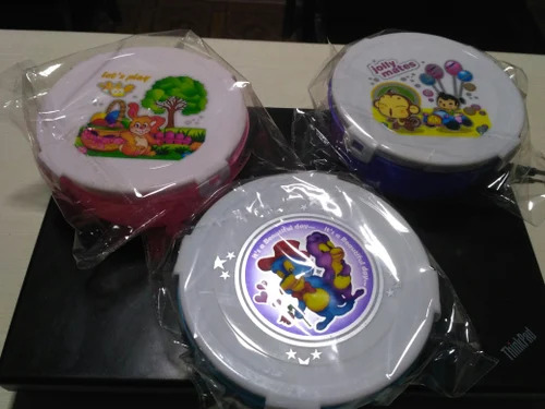 Appu (Four Lock) Lunch Box - Color: Multicolor
