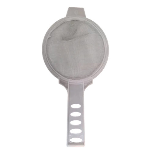 Pp 3 Big Double Nylon Net Tea Strainer - Color: White