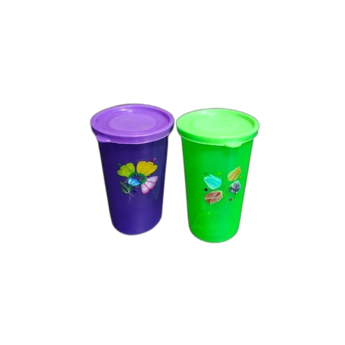 Plastic Lassi Glass With Lead - Color: Green