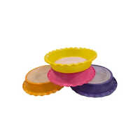 Multi Color Round Flour Strainer - Color: Multicolor