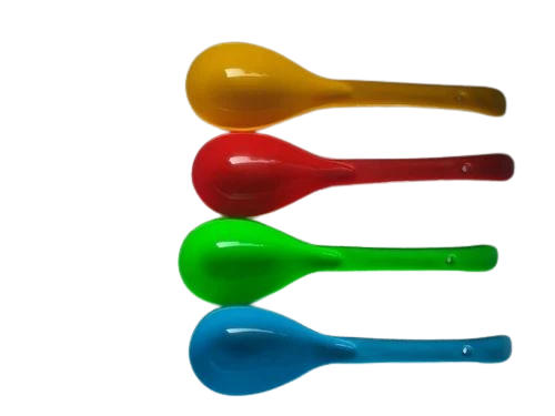 Plastic Big Spoon - Color: Multicolor