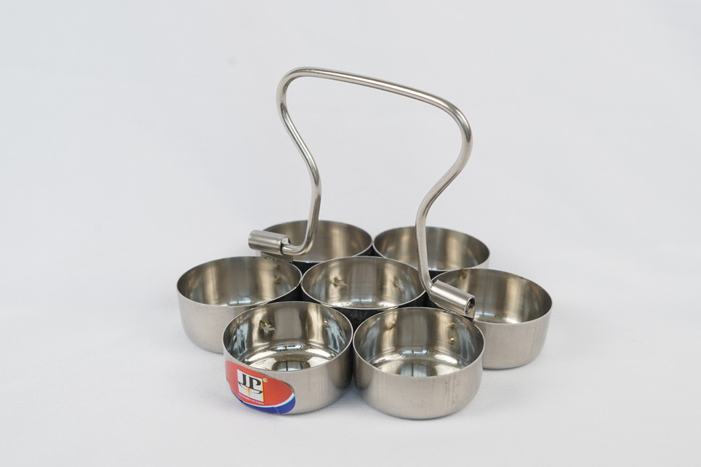22G 3 Size +26G Folding 7 Mukha Holder With Handle - Color: Silver