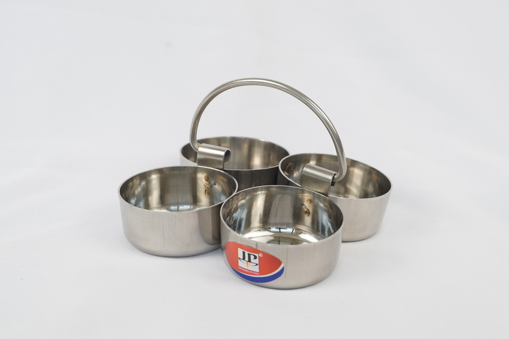 22G 3 Size 26G 4 Size Folding 4 Mukha Holder With D Handle - Color: Silver