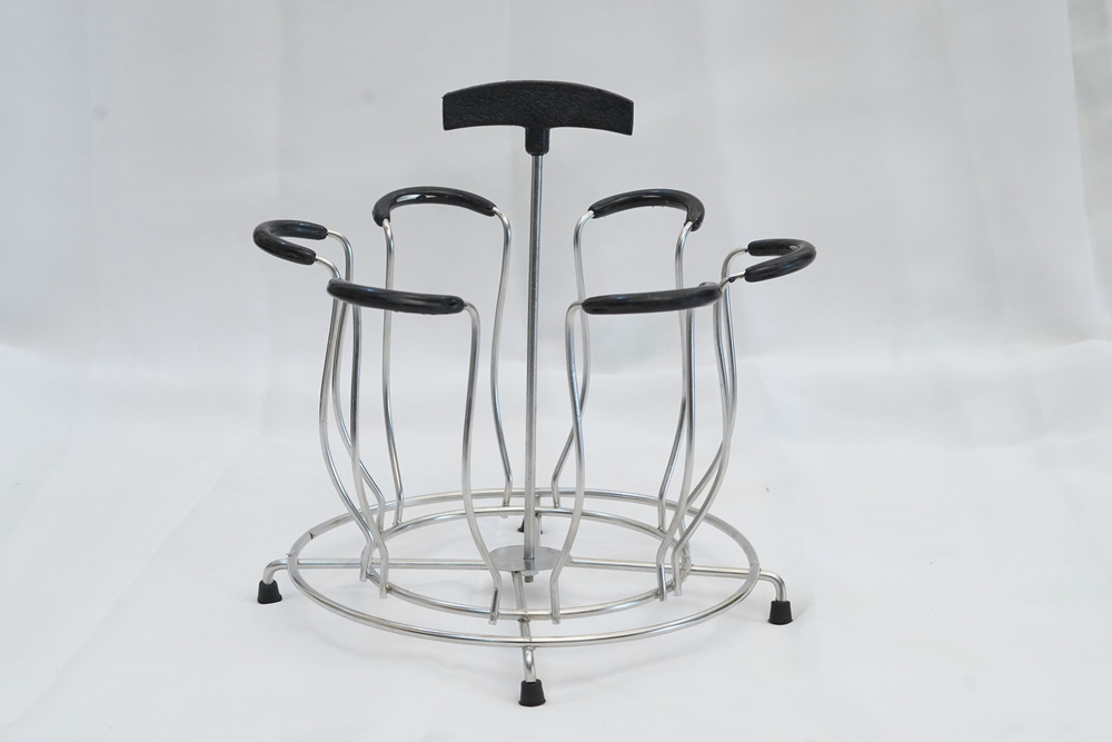 Round Super Glass Stand - Capacity: 0.5 Kg