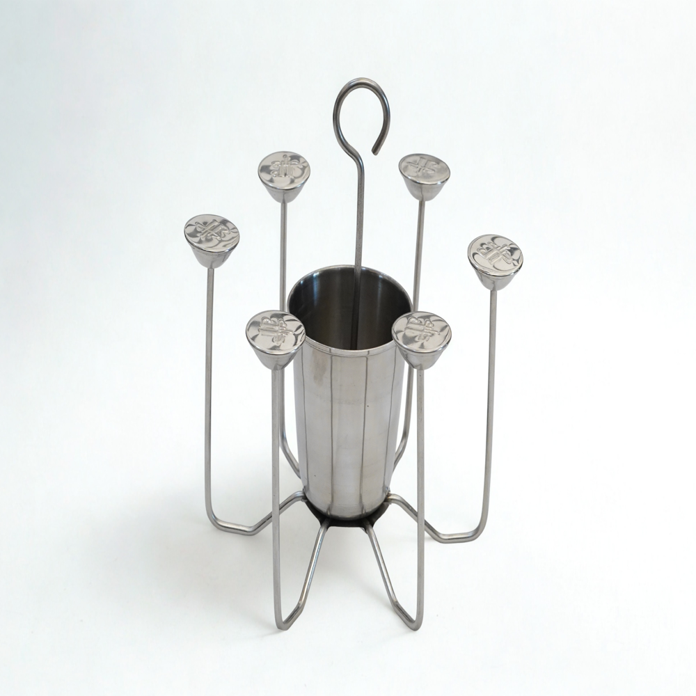 Regular Glass Stand - Material: Stainless Steel