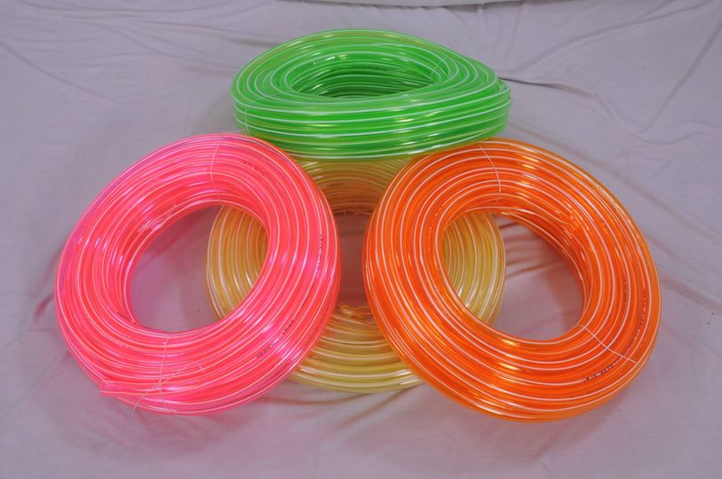 Zebra Color PVC Transparent Pipe