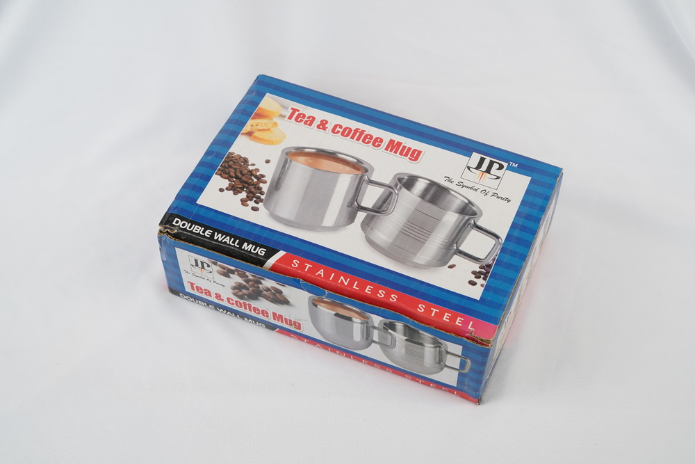 Ss Flora Plain Tip Top Mug - Color: Silver