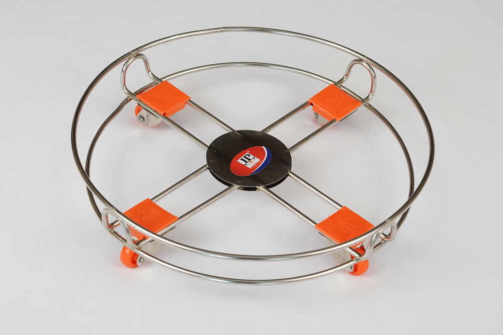 Ss Hot Pot Stand For Kitchen - Color: Silver