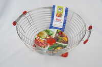 2 Size SS Fruit Basket